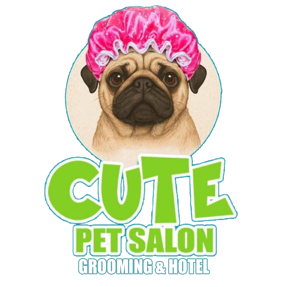 Cute Pet Salon Logo